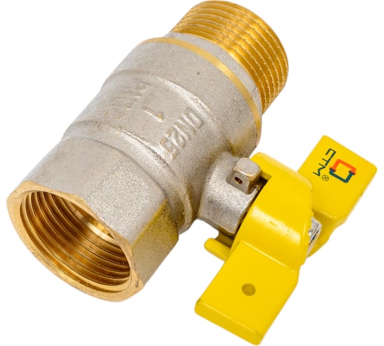 Шаровой кран для газа СТМ ГАЗ 1", г/ш, бабочка CGFMB001
