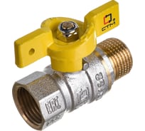 Шаровой кран для газа СТМ ГАЗ 1/2", г/ш, бабочка CGFMB012 16198651