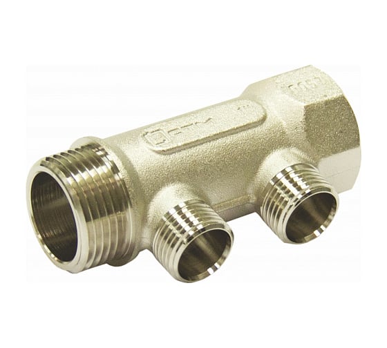 Коллектор СТМ 2 выхода, наружная резьба, 1х1/2 C2MM0112