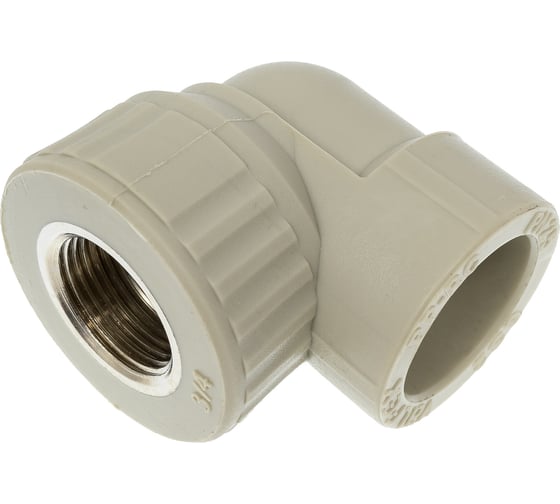 Комбинированный угольник VALFEX PP-R Дн 32х3/4 ВР, серый 10125132Г 127-0489
