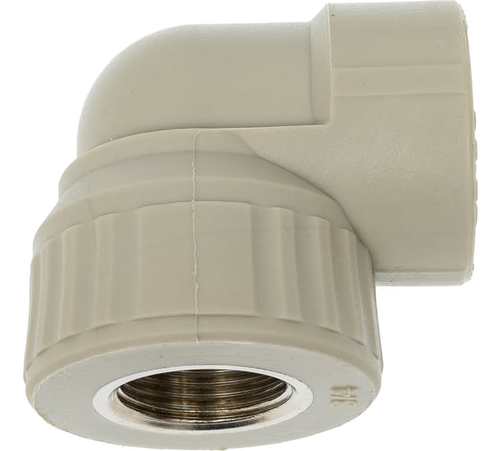 Комбинированный угольник VALFEX PP-R Дн 32х3/4 ВР, серый 10125132Г 127-0489