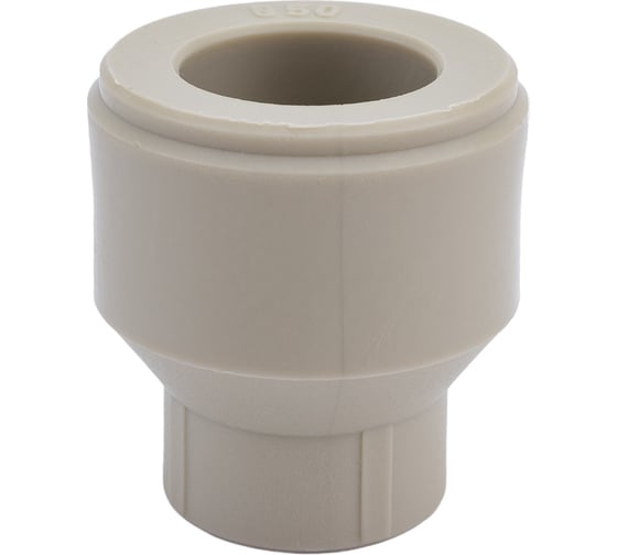 Переходная муфта VALFEX PP-R серая Дн50х25 вн/нр пайка 10005025Г 127-0395