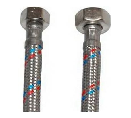 Гибкая подводка Mateu гайка 1/2 - гайка 3/8, L 800 мм 1.0800.07