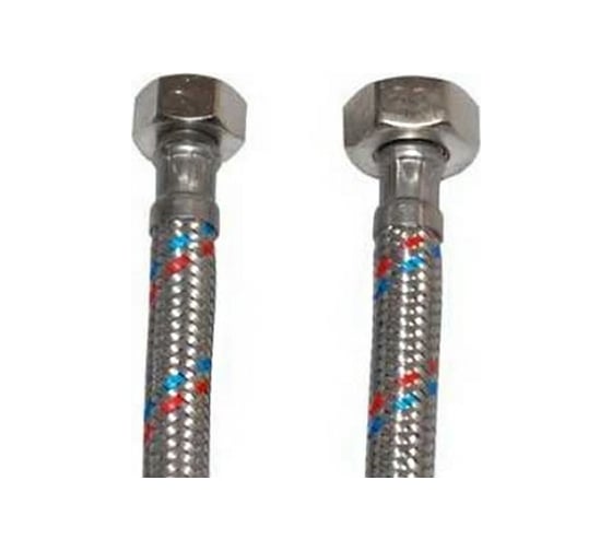 Гибкая подводка Mateu гайка 1/2 - гайка 3/8, L 800 мм 1.0800.07