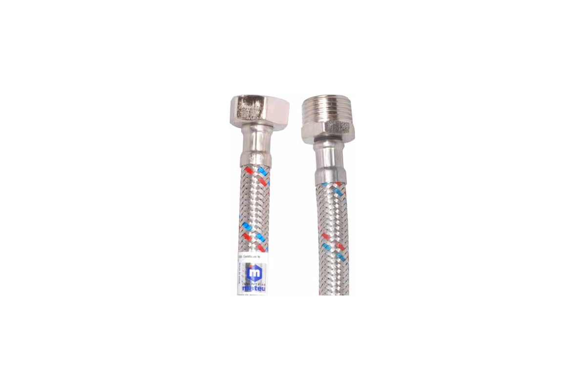 Подводка в оплётке MATEU FIL- NOX S/S, для воды, 1/2, 2.5 м, В-Н 13458 ...
