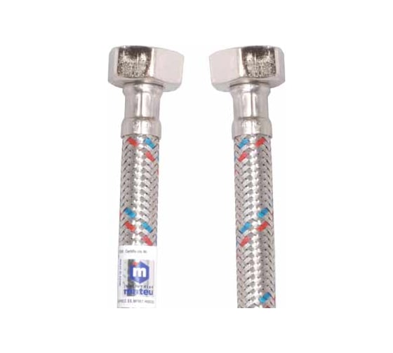 Подводка в оплётке MATEU FIL- NOX S/S, для воды, 1/2, 1.0 м, В-В 13447 1