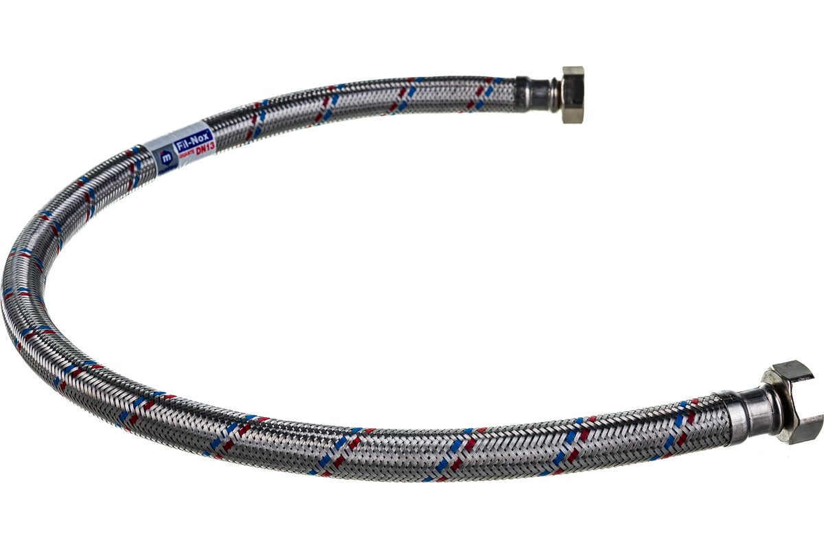 Подводка для воды MATEU ГИГАНТ 3/4\", 0.8 м, гайка-гайка, нержавеющая ...