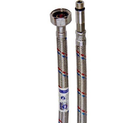 Подводка в оплётке MATEU FIL- NOX S/S, для смесителей, 1/2хМ10х1х35, 1.0 м 13612