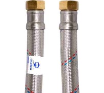 Подводка для воды MATEU FIL-BOR 1", 0.4 м, гайка-гайка, нержавеющая сталь 25112