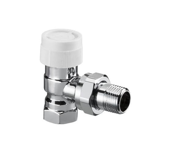 Угловой вентиль Oventrop CV 9 DN-15 1/2"х1/2", НВ, хромированный, с преднастройкой 1162054 1
