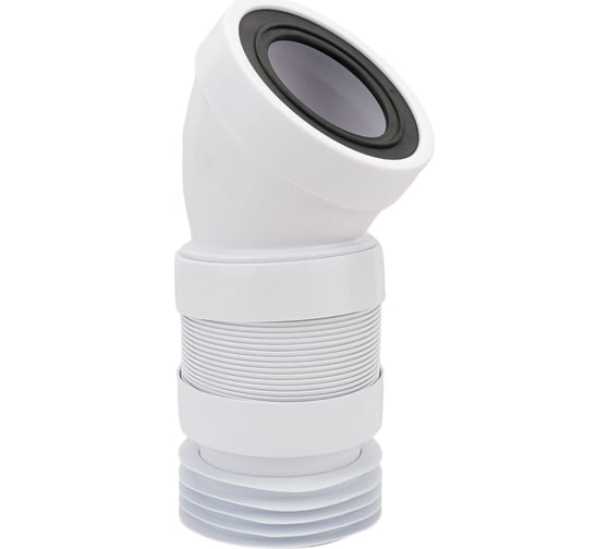 Фановая Труба McAlpine L315-440 мм, гофрированная на 45 c манжетом MRWC-F16R