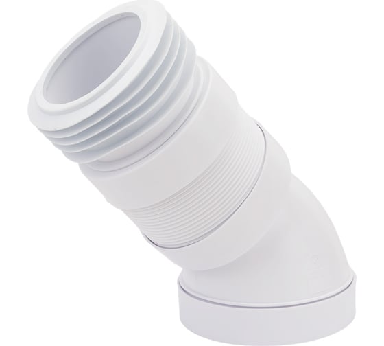 Фановая Труба McAlpine L315-440 мм, гофрированная на 45 c манжетом MRWC-F16R