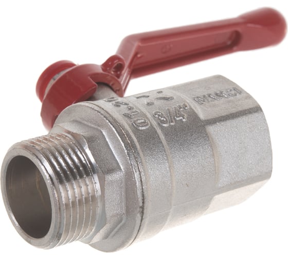 Шаровой кран IVANCI Superior, ручка-рычаг, внутренняя/наружная резьба 3/4" IVC.100215.N.04