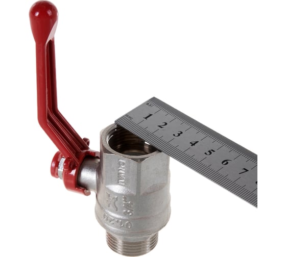Шаровой кран IVANCI Superior, ручка-рычаг, внутренняя/наружная резьба 3/4" IVC.100215.N.04