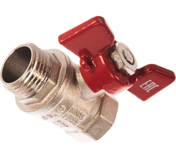 Шаровой кран IVANCI Stable, ручка-бабочка, внутренняя/наружная резьба 1/2" IVC.101218.N.03