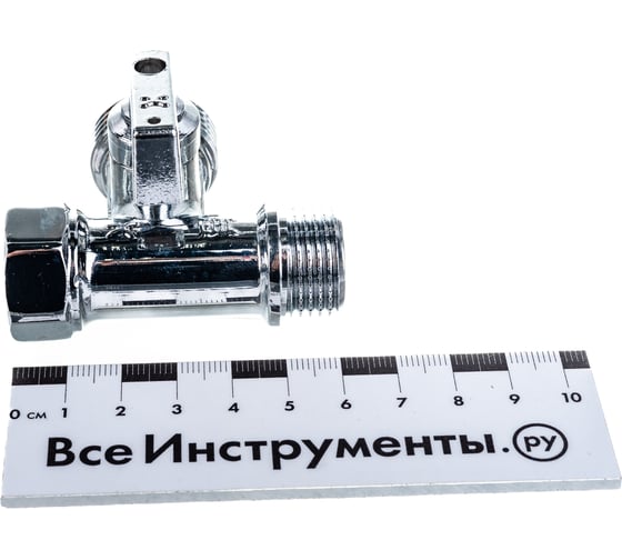 Шаровой кран IVANCI тройникового типа, внутренняя/наружная 1/2"x3/4"x1/2" IVC.102002.N.04