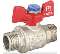Шаровой кран IVANCI Superior, ручка-бабочка, наружная/наружная резьба 3/4" IVC.100219.N.04