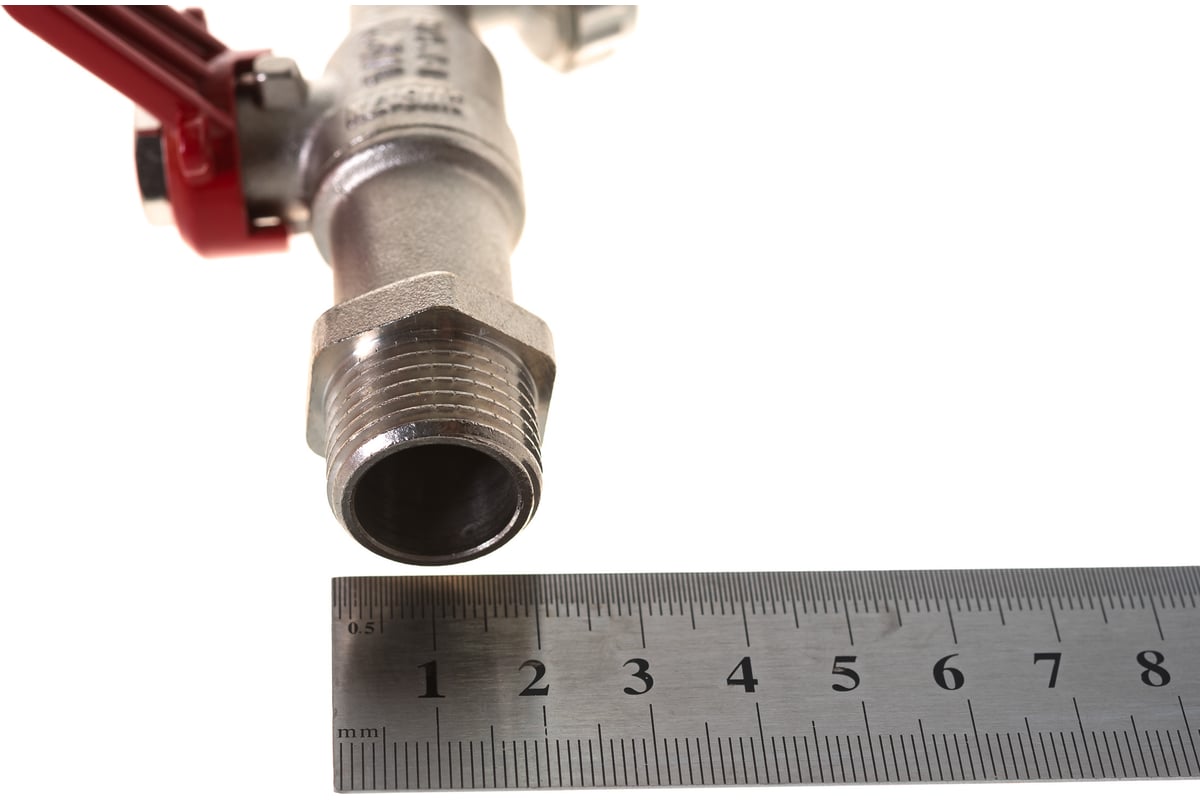 Шаровой кран IVANCI Superior, ручка-рычаг, водоразборный 1/2\" IVC ...