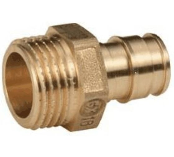 Муфта для PE-X Giacomini GX107 латунь, Дн 25х1/2, НР GX107Y035 040-0349