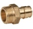 Муфта для PE-X Giacomini GX107 латунь, Дн 25х1/2, НР GX107Y035 040-0349 1