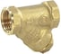 Сетчатый фильтр Giacomini R74A Y-образный, латунь, Ду 32, Ру 30, G1 1/4, ВР R74AY106 036-0947 1