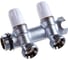 Коллектор Tiemme НВ, 3/4", 2х3/4"EK, Н 50 мм, хромированный, с вентилями 1860026 3