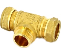 Обжимной тройник Tiemme Н, 15х1/2"х15 1100096