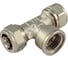 Обжимной тройник Tiemme В, 26x1/2"х26 1600174 1