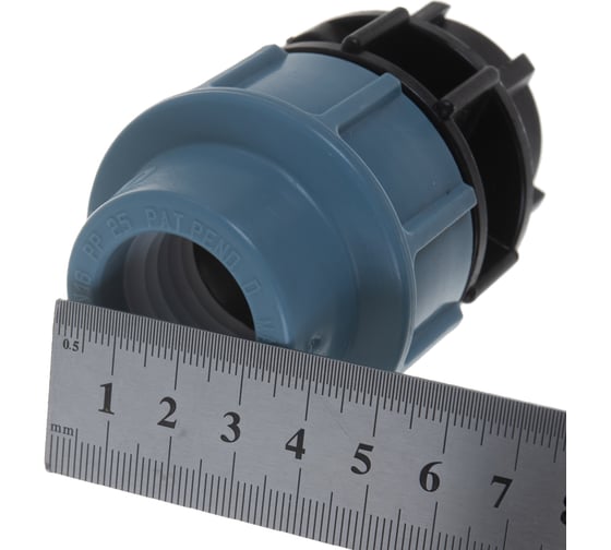 Муфта обжим-В для труб UNIDELTA ПНД 25x3/4" 1004025003050