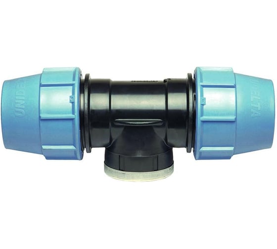 Тройник обжим-Н для труб UNIDELTA ПНД 25x1/2" 1010025002025