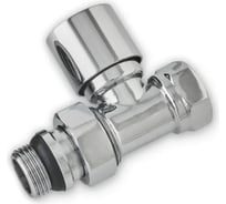 Хромированный прямой радиаторный кран MIVARMO 1/2" дюйма RVA-15CR