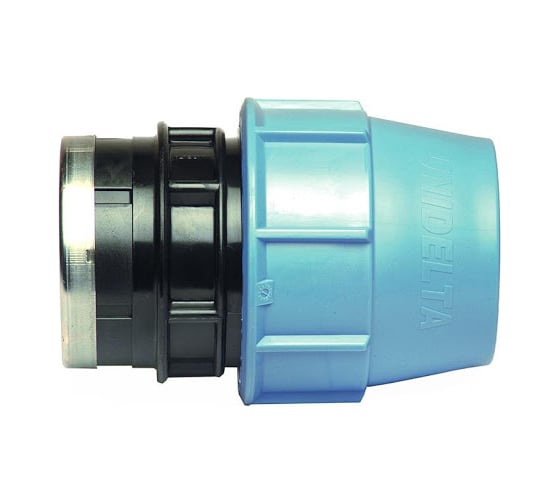 Муфта обжим-В для труб UNIDELTA ПНД 25х3/4" 1036025003045 1