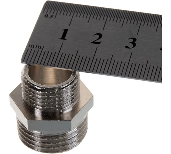 Ниппель TIEMME НН, 1/2"x3/8" 1500196