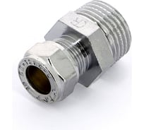 Муфта обжим Tiemme Н 10х1/2', хромированная 1130024