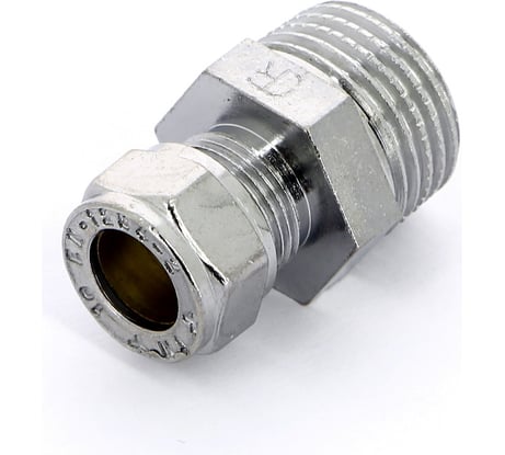 Муфта обжим Tiemme Н 10х1/2', хромированная 1130024