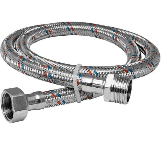 Гибкая подводка для воды (150 см; 1/2"; гайка-штуцер) VALTEC VTf.002.IS.0404150
