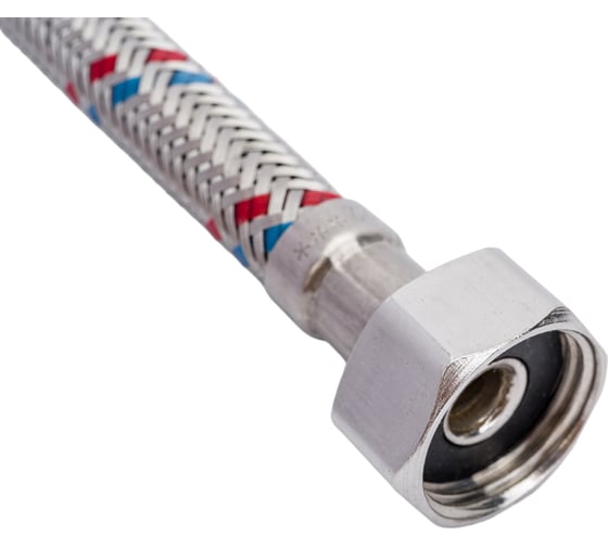 Гибкая подводка для воды (60 см; 1/2"; гайка-штуцер) VALTEC VTf.002.IS.0404060