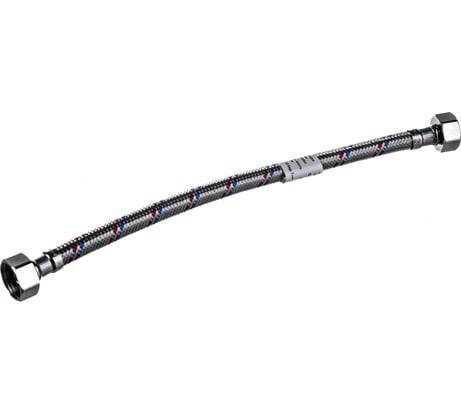 Гибкая подводка для воды (30 см; 1/2"; гайка-гайка) VALTEC VTf.001.IS.0404030