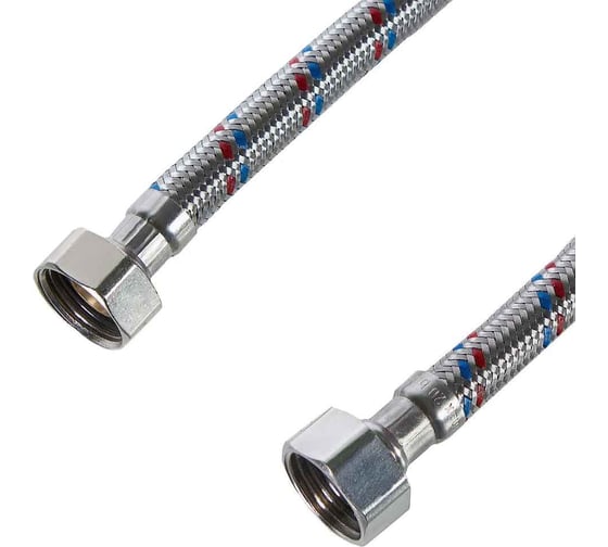 Гибкая подводка для воды (150 см; 1/2"; гайка-гайка) VALTEC VTf.001.IS.0404150
