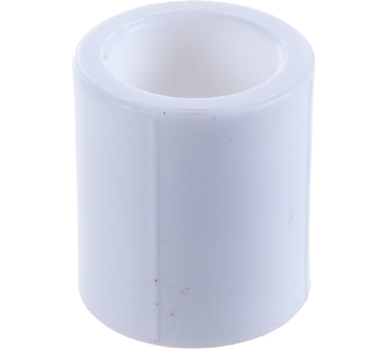 Муфта Восток полипропиленовая белая PP-R, 25 мм, 30 шт  VSM2525w