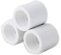 Муфта Восток полипропиленовая, белая PP-R, 20 мм, 50 шт VSM2020w