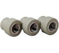Муфта Восток полипропиленовая, с внутренней резьбой PP-R, 20x1/2, 20 шт VSMF2012w