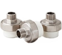 Разборное соединение Восток полипропиленовое, с наружной резьбой, PP-R, 20x1/2, 20 шт VSSRM2012w