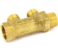 Коллектор Tiemme НВ, 3/4", 2 выхода, 1/2", Н 36 мм 1910004