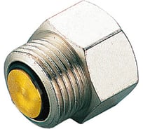 Клапан для монтажа/демонтажа вохдухоотводчика Tiemme JOLLY 1/2", никель 1980009