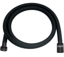Шланг для душа ARGO TECH с конусом свободного вращения, 1/2", SILICONE BLACK MATT, 150 см, блистер 44225