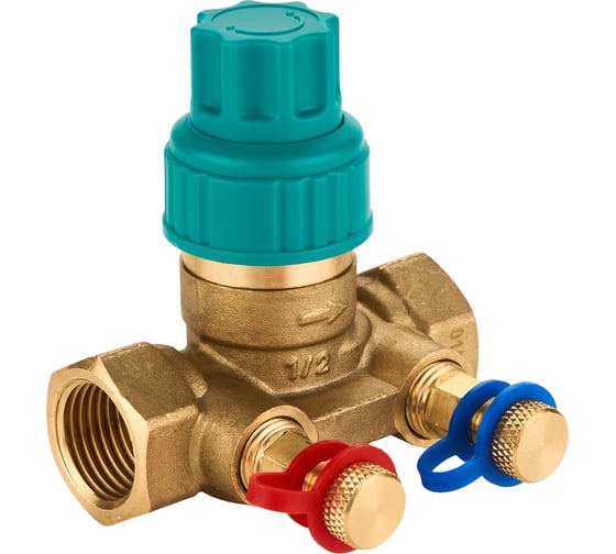 Ручной балансировочный клапан SANEXT STP U Ду 15-L, ВР 1/2" 6500-1 1