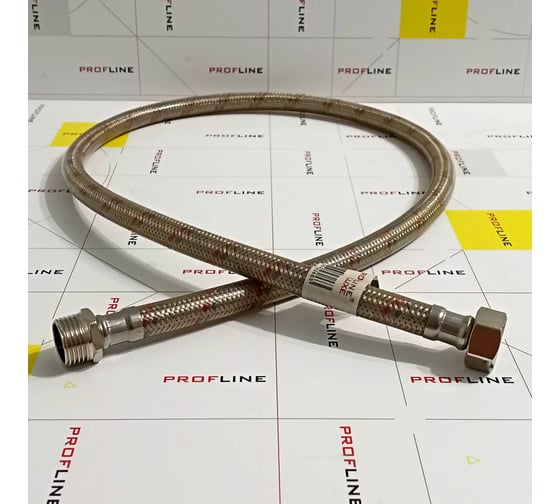 Подводка PROFLINE LUXE 150 см, нержавеющая сталь, гайка-штуцер, с полимерным покрытием УТ-00011459