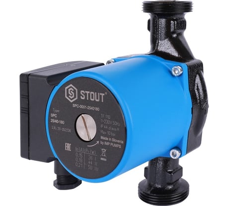 Циркуляционный насос STOUT 25/40-180 SPC-0001-2540180 RG008V60FSNRGV
