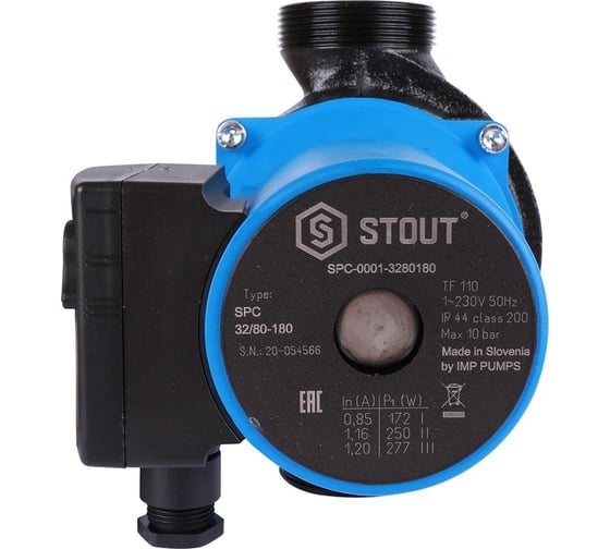 Циркуляционный насос STOUT 32/80-180 SPC-0001-3280180